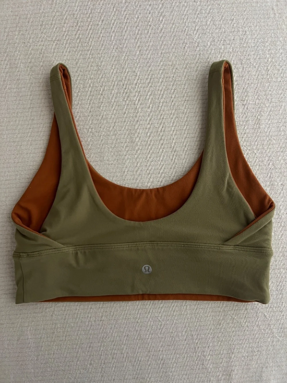 Lululemon Align Bra A/B Cup Bronze Green / Butternut Brown Size 8